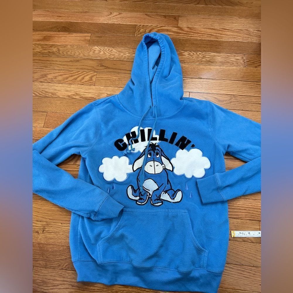 Disney Eeyore Chillin Fleece Hoodie Sweatshirt